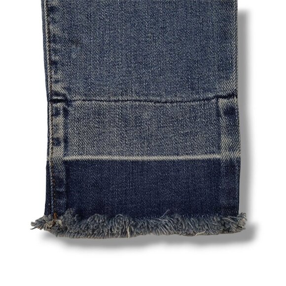 Kut from the Kloth Reese Ankle Straight Leg Jeans Womens 00 Distressed Fray - Picture 8 of 10